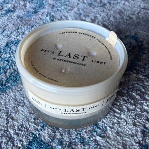 Anthropologie candle lavender cashmere